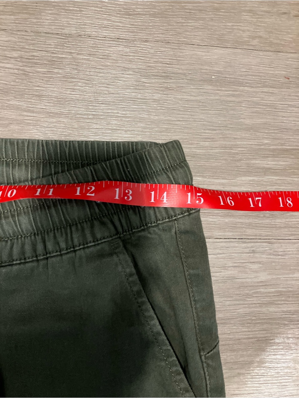 RDI Olive Utility Drawstring Waist Pants - Picture 6 of 9
